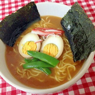 子供に味噌ラーメン♡